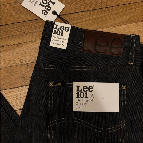 NWT Mens Lee 101 Z Relaxed Fit Straight Leg Jean in Dry, Size 36x34 - Picture 2 of 6